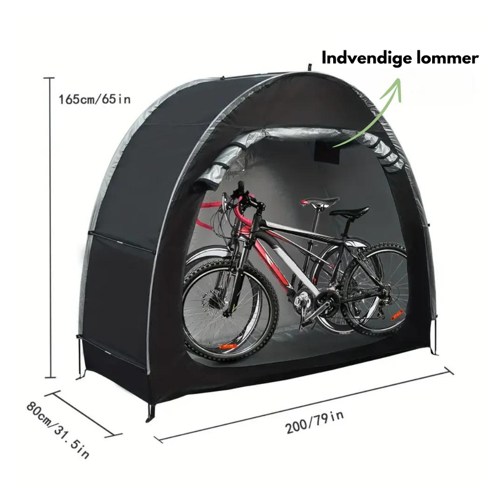 Carpa de Almacenamiento Impermeable para 2 Bicicletas