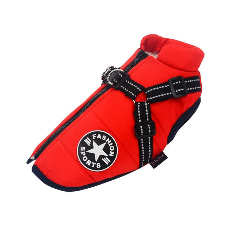 Chaqueta impermeable para perros - Cinturón reflectante | Varios colores y tamaños