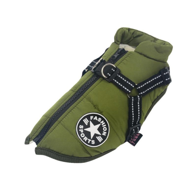 Chaqueta impermeable para perros - Cinturón reflectante | Varios colores y tamaños