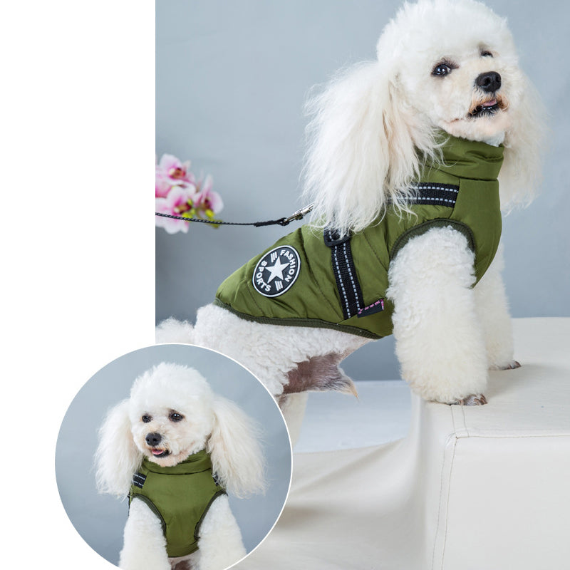 Chaqueta impermeable para perros - Cinturón reflectante | Varios colores y tamaños