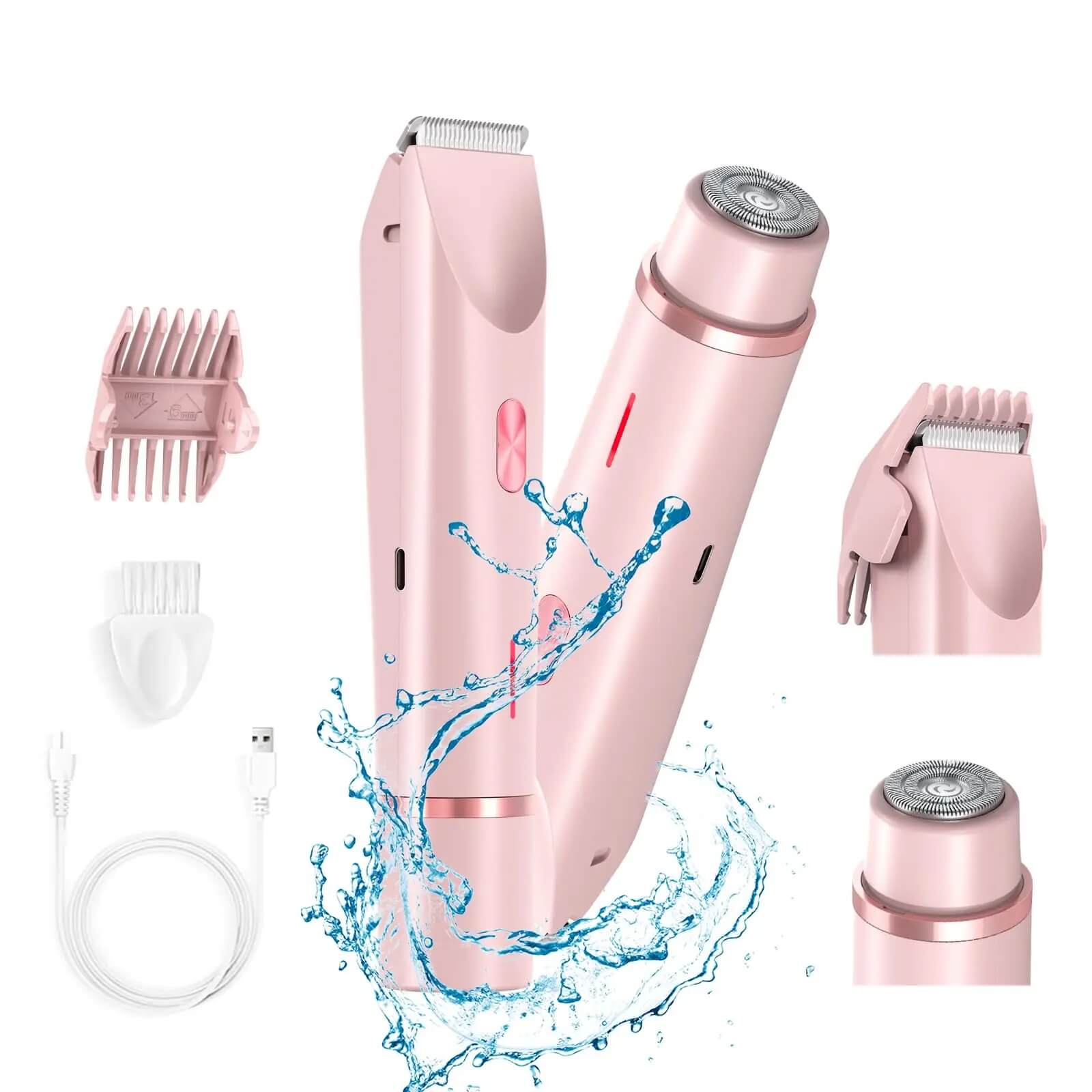SilkEdge – Afeitadora Eléctrica para Mujeres | 2 en 1 a prueba de agua