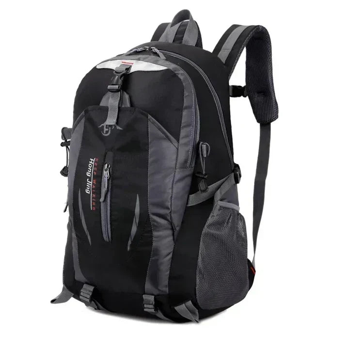 Mochila de viaje impermeable para exteriores con múltiples compartimentos