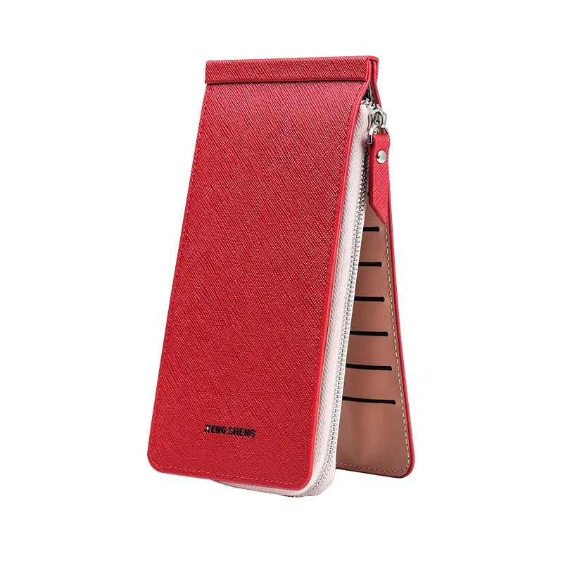 Billetera Multifuncional con Protección RFID para Hombres y Mujeres