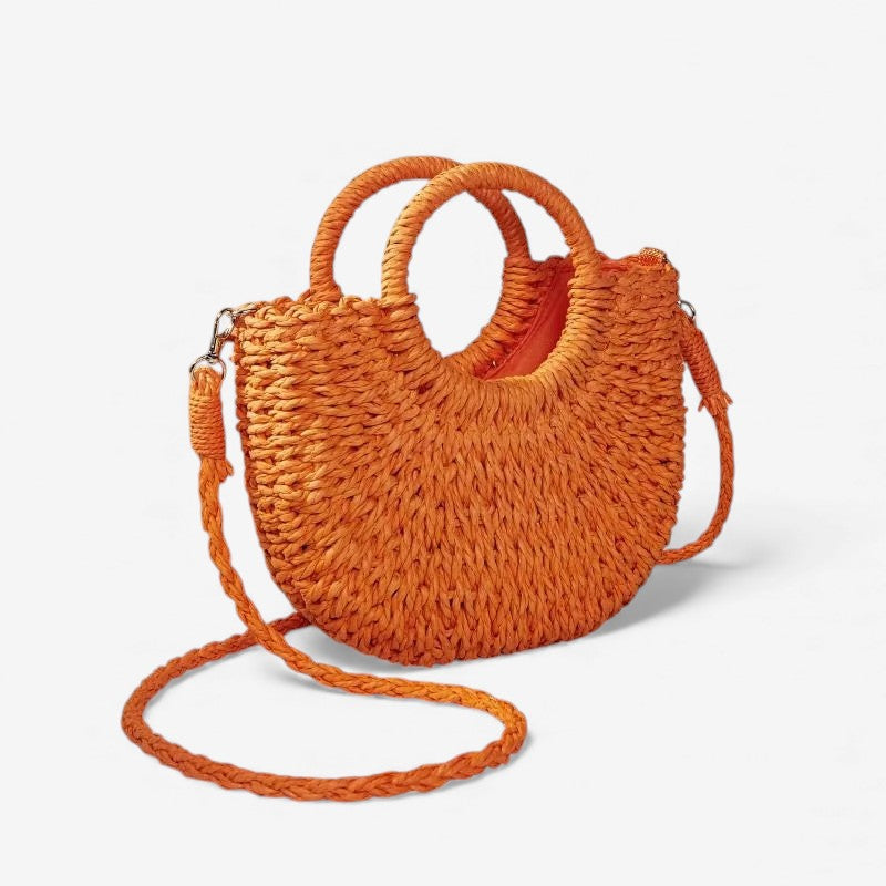 Hannah – Bolso de Mano con Doble Asa y Correa de Hombro Desmontable