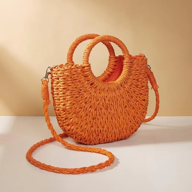 Hannah – Bolso de Mano con Doble Asa y Correa de Hombro Desmontable