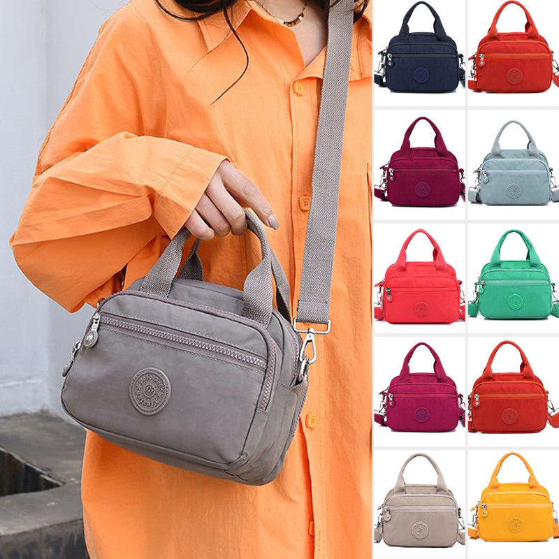 Bolso de mano impermeable para damas con varios compartimentos