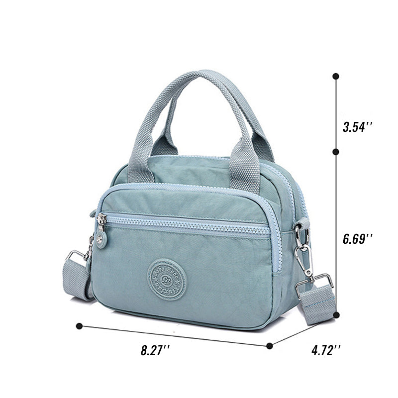 Bolso de mano impermeable para damas con varios compartimentos