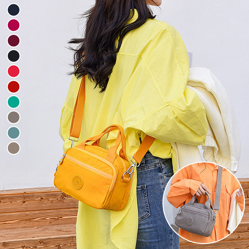 Bolso de mano impermeable para damas con varios compartimentos