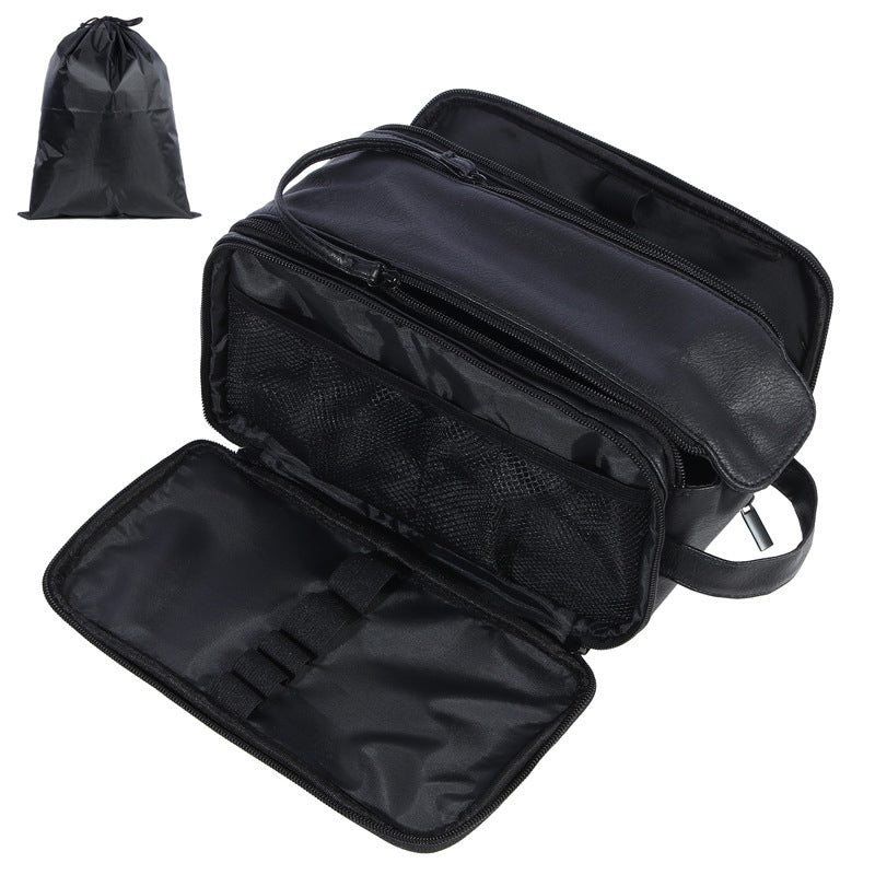 Neceser de Hombre Impermeable con Doble Cremallera
