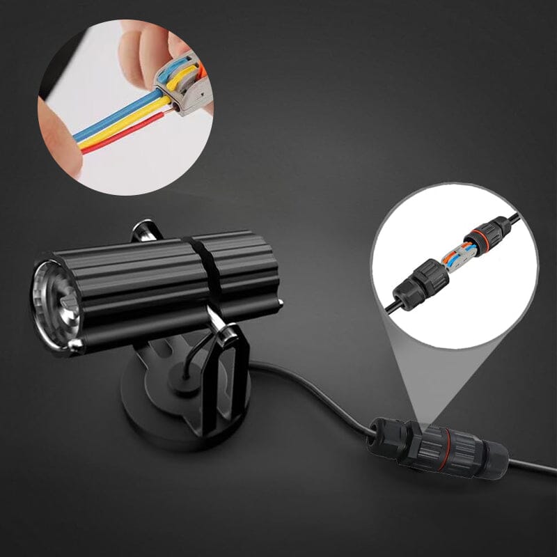 Conexión de cable impermeable para exteriores alta seguridad