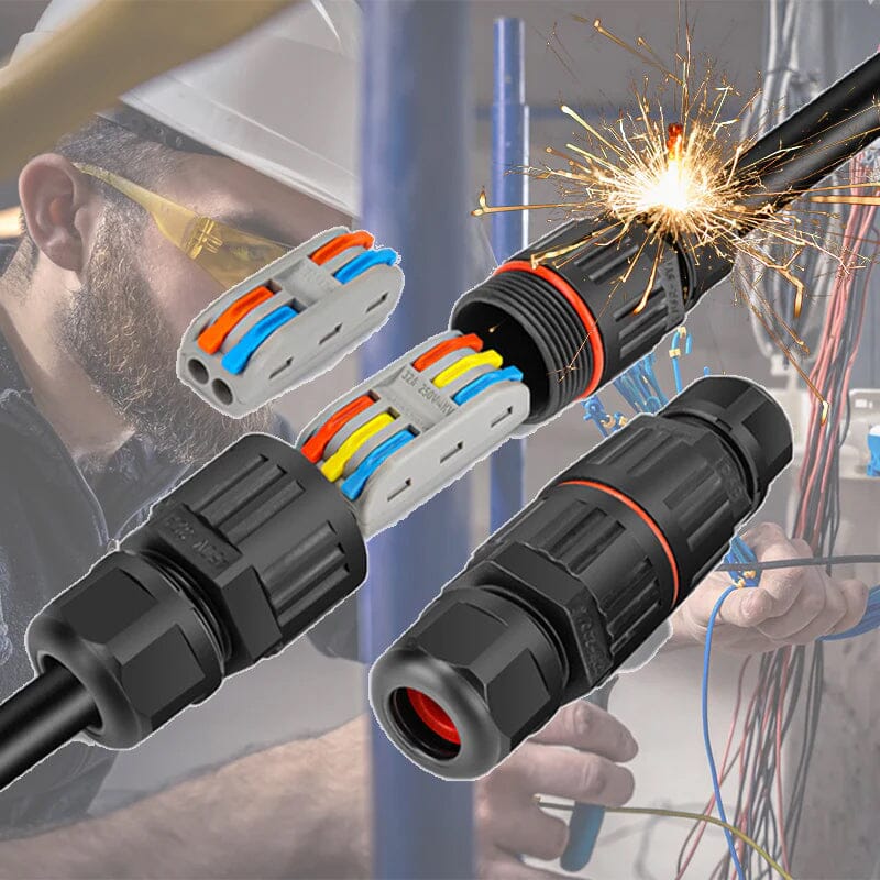 Conexión de cable impermeable para exteriores alta seguridad
