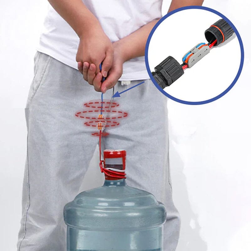 Conexión de cable impermeable para exteriores alta seguridad