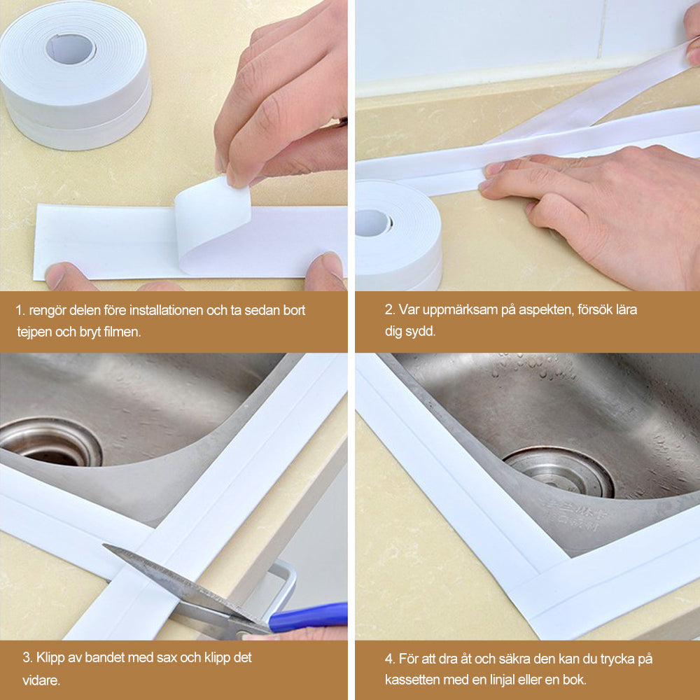 Cinta Autoadhesiva Impermeable para Baños y Cocinas