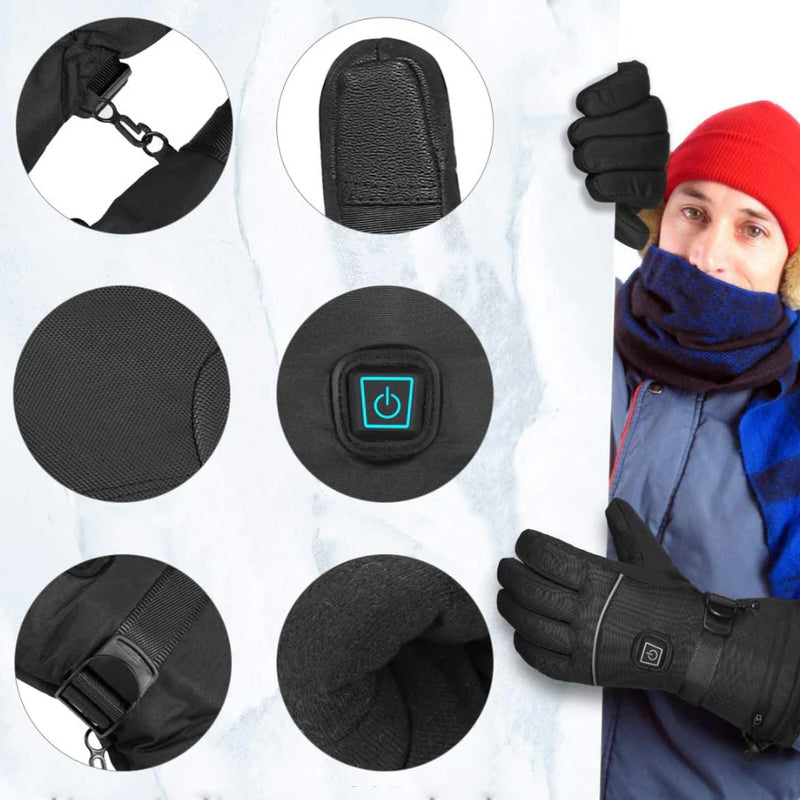 Guantes Térmicos con Pantalla Táctil para Hombres – Impermeables y Ajustables