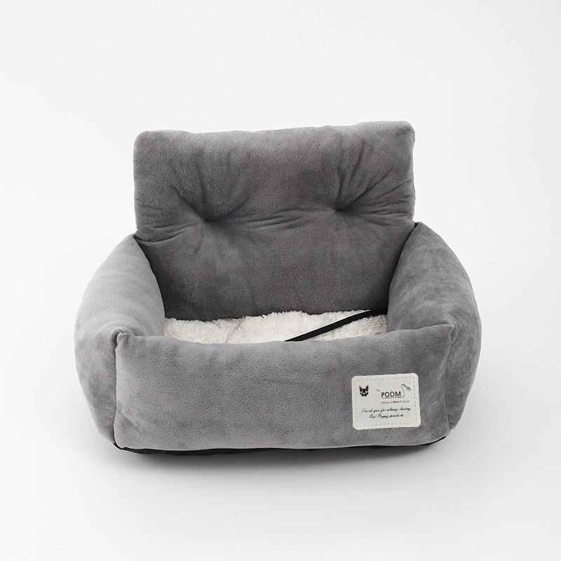 Silla de Auto Segura para Perros - Cómoda y Segura