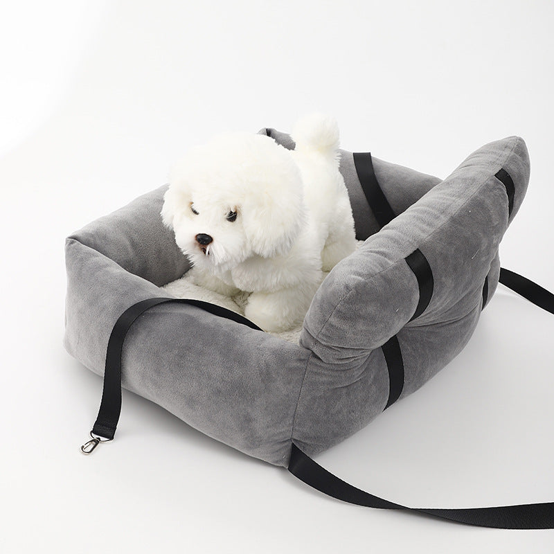 Silla de Auto Segura para Perros - Cómoda y Segura