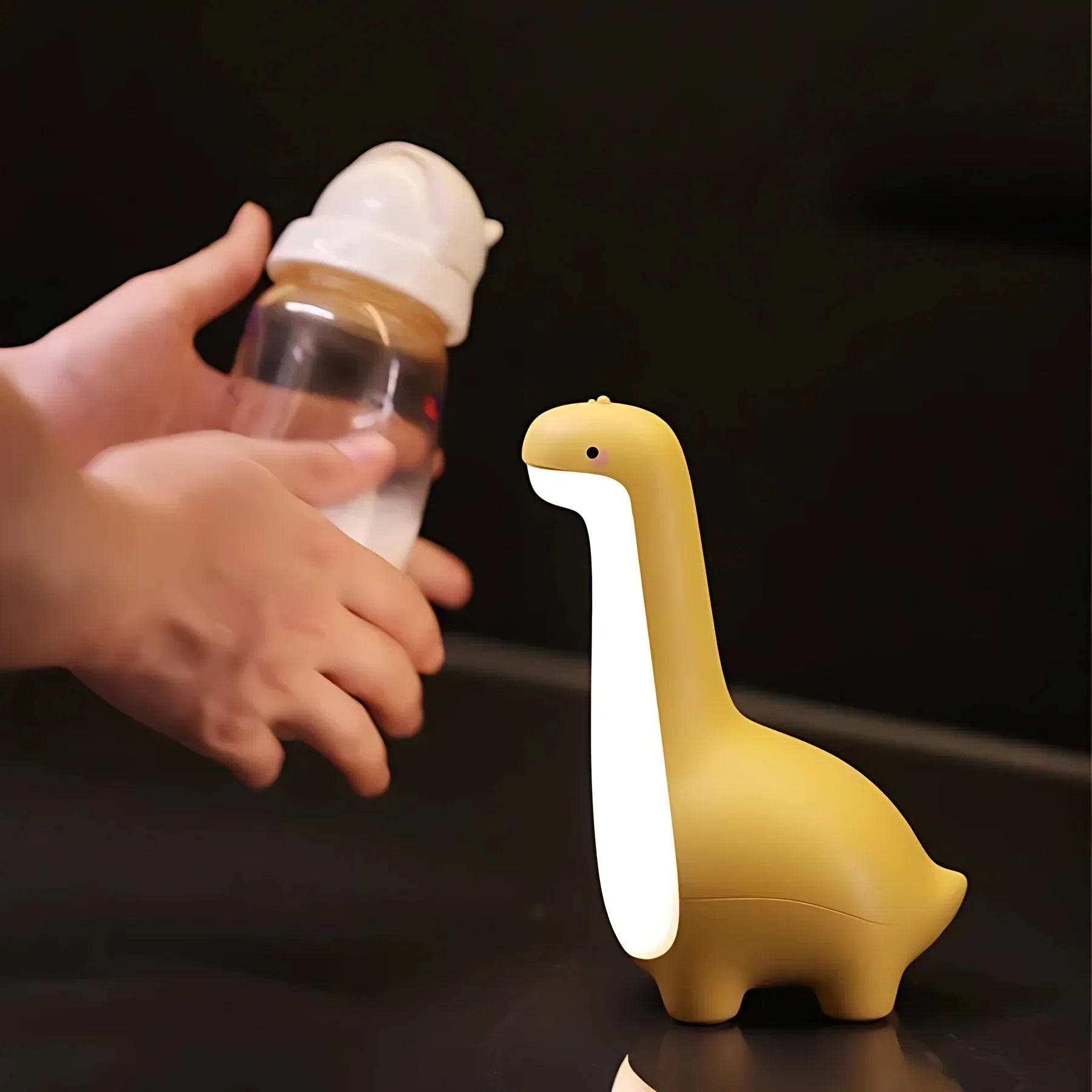 Lisslune | Luz Nocturna LED de Dinosaurio para Niños – Iluminación Suave para Noches Tranquilas