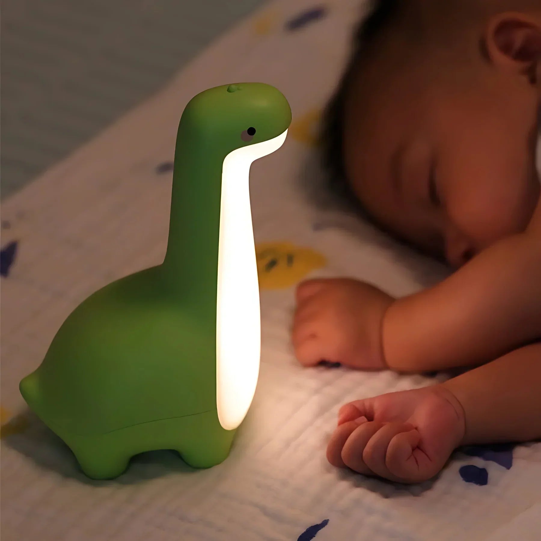 Lisslune | Luz Nocturna LED de Dinosaurio para Niños – Iluminación Suave para Noches Tranquilas