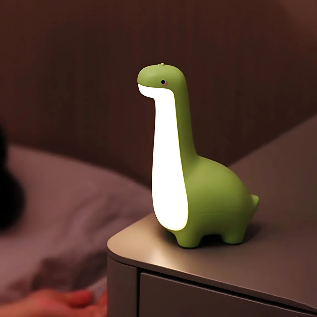 Lisslune | Luz Nocturna LED de Dinosaurio para Niños – Iluminación Suave para Noches Tranquilas