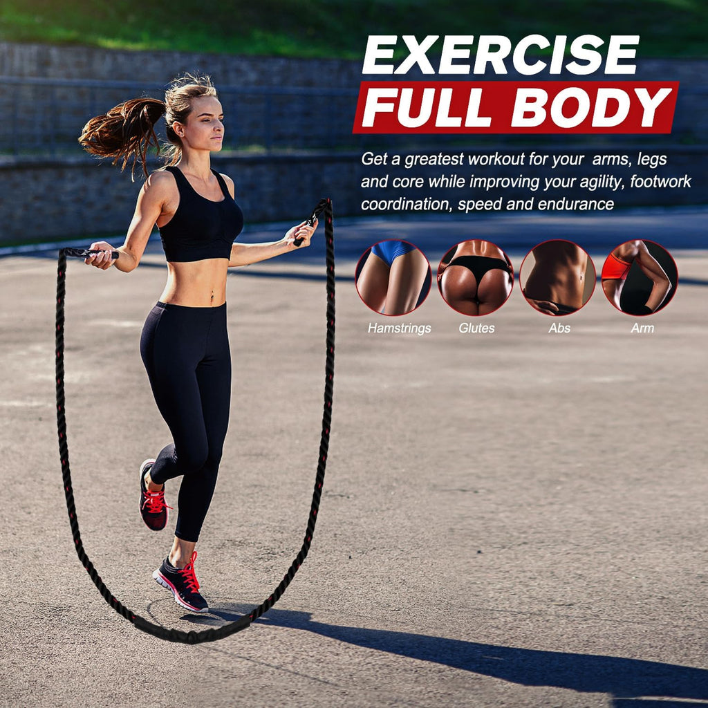 PowerJump | Cuerda de Saltar Ajustable - Entrenamiento Intensivo