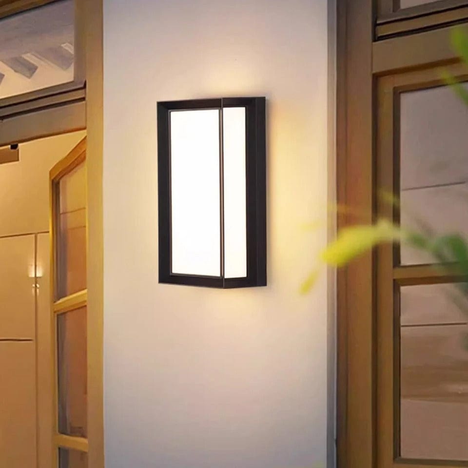 Lámpara de pared solar inteligente con sensor de movimiento – Resistente a la intemperie y energía autónoma