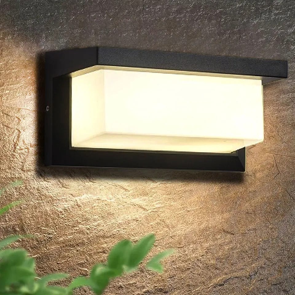 Lámpara de pared solar inteligente con sensor de movimiento – Resistente a la intemperie y energía autónoma