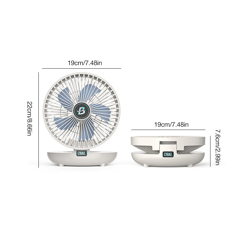 Ventilador de Circulación de Aire Plegable a Batería para el Hogar