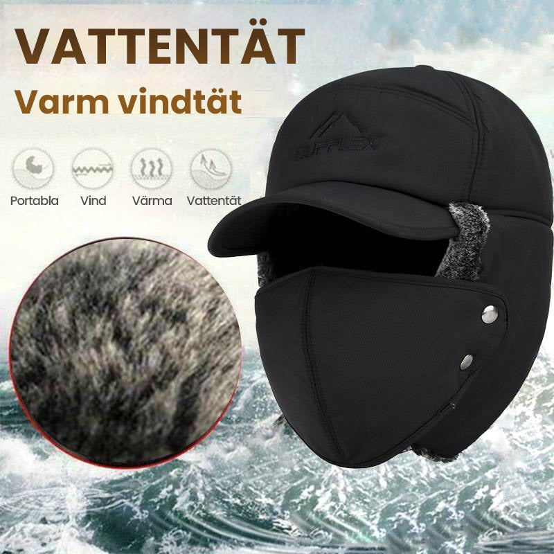 Gorro de Invierno Unisex a Prueba de Viento con Protección Facial
