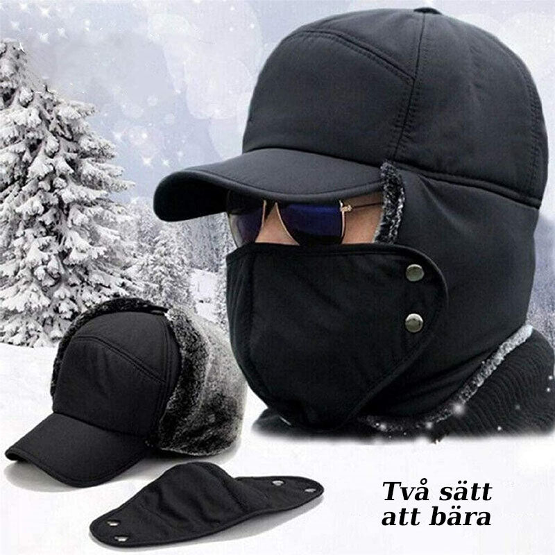 Gorro de Invierno Unisex a Prueba de Viento con Protección Facial