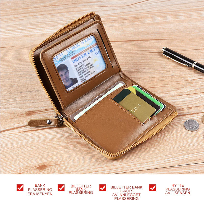 Billetera RFID para Hombres - Seguridad y Estilo | Diseño Vintage