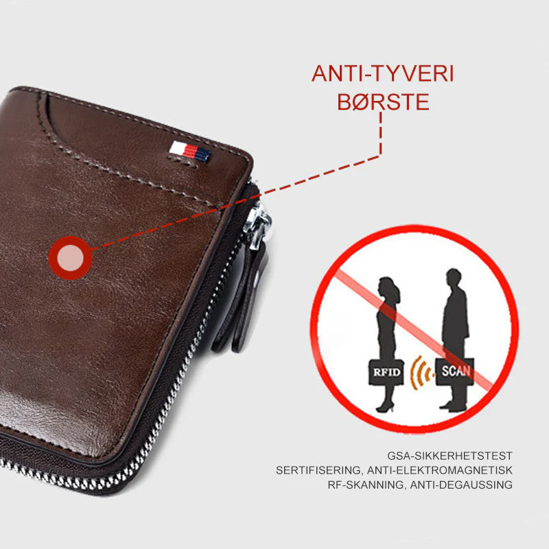Billetera RFID para Hombres - Seguridad y Estilo | Diseño Vintage