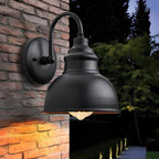 Lámpara de pared exterior vintage a prueba de clima en estilo farol para terraza y jardín