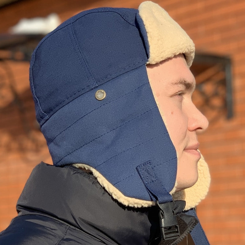Gorro de Invierno para Hombre y Mujer con Protección para las Orejas de Forro Polar