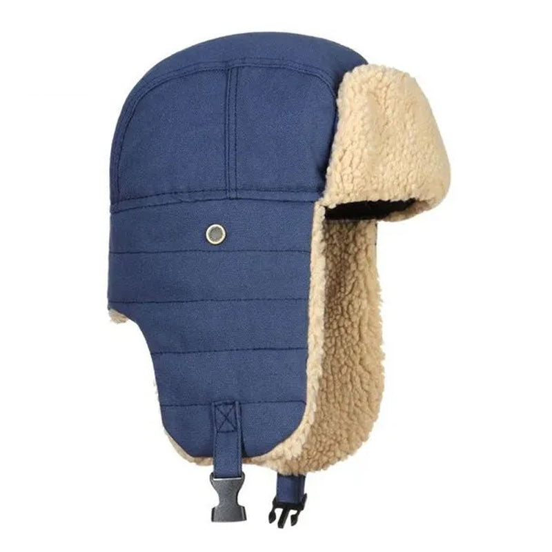 Gorro de Invierno para Hombre y Mujer con Protección para las Orejas de Forro Polar