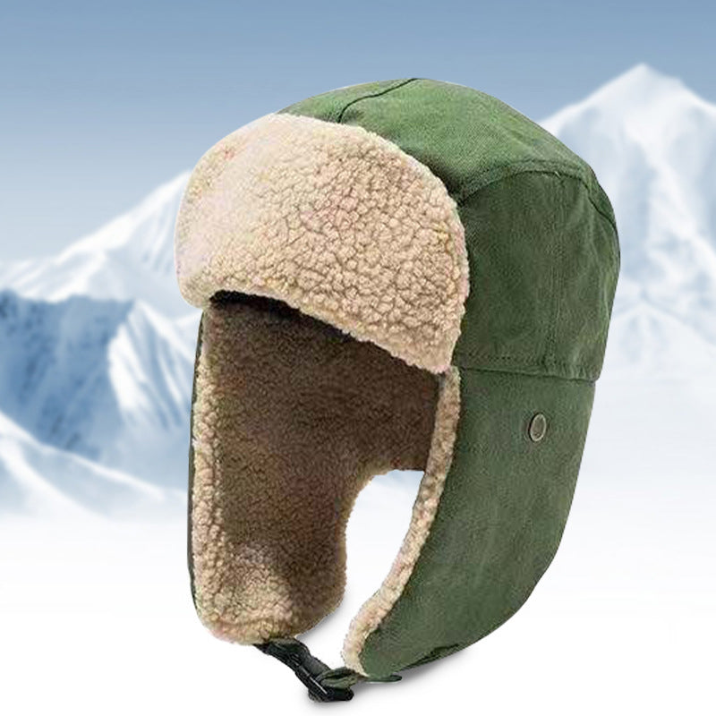 Gorro de Invierno para Hombre y Mujer con Protección para las Orejas de Forro Polar