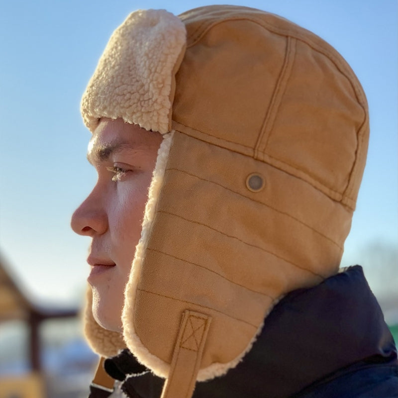 Gorro de Invierno para Hombre y Mujer con Protección para las Orejas de Forro Polar