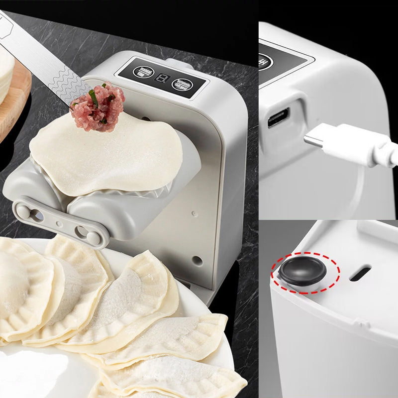 Máquina Eléctrica de Dumplings para Hacer Dumplings Caseros Fáciles