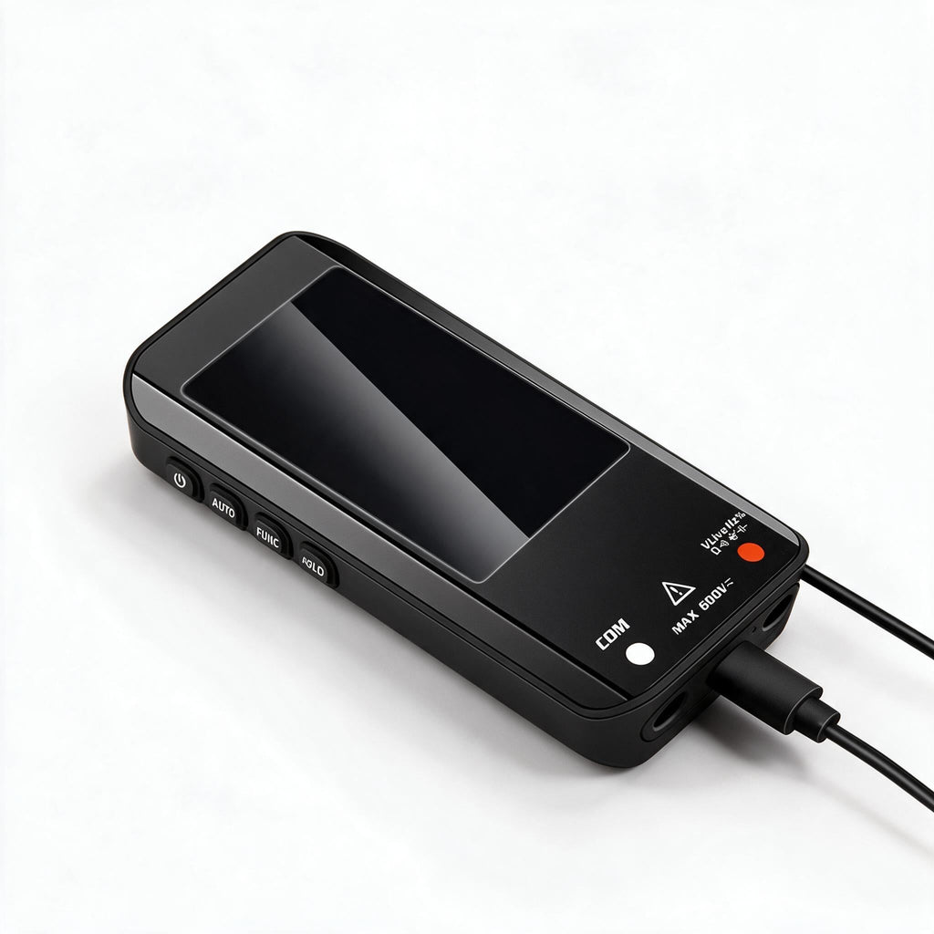 Multímetro Digital totalmente automático – Multímetro de bolsillo con pantalla LCD a color, máx. 600 V