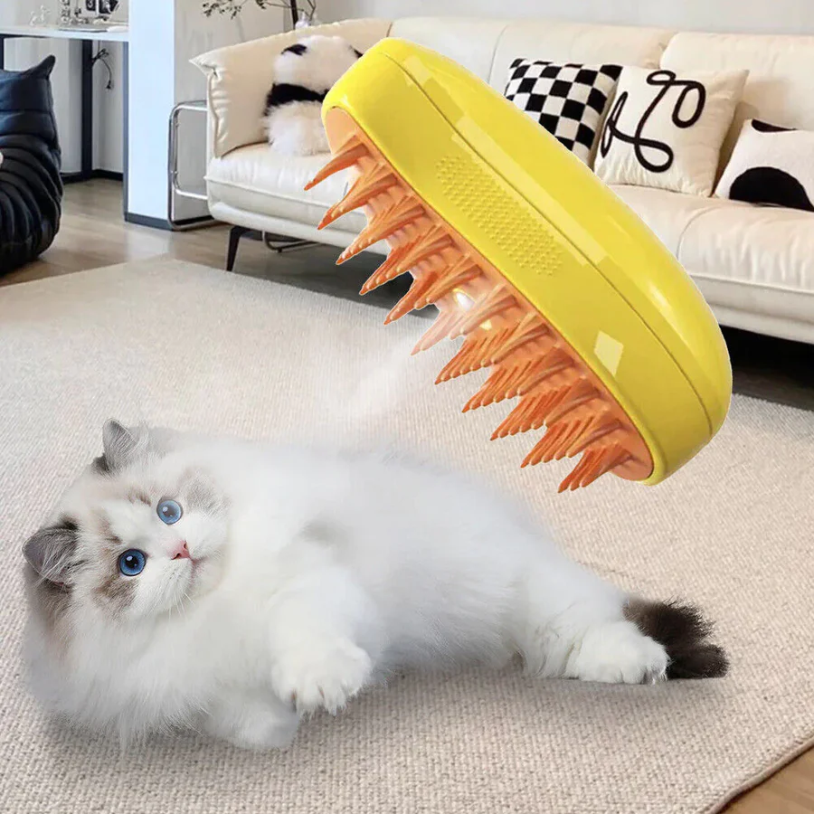Cepillo de vapor multifuncional para el cuidado perfecto de tu mascota