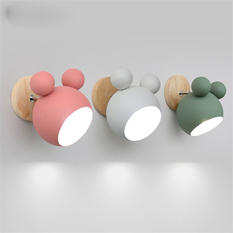 GlowNest - Lámpara de pared LED moderna para habitaciones infantiles