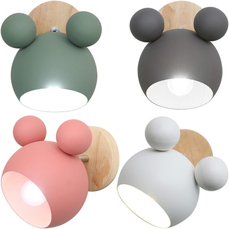 GlowNest - Lámpara de pared LED moderna para habitaciones infantiles