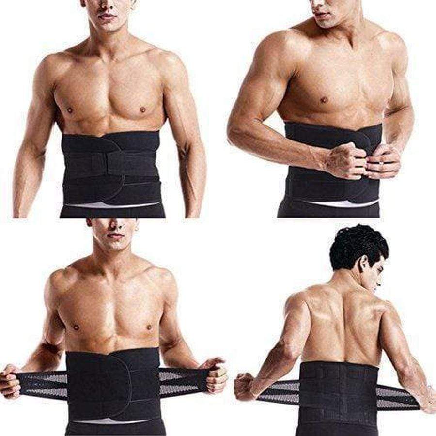 Cinturón para hombre - Cinturón de sudoración para quemar grasa abdominal