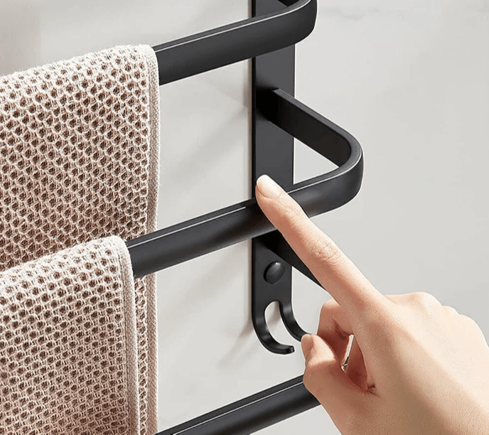 Estante de Baño - FlexRack Soporte de Toalla Montado en la Pared