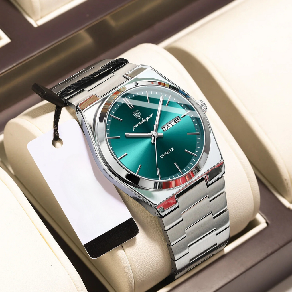 Reloj de Hombre Impermeable de Acero Inoxidable | Lujo y Duradero