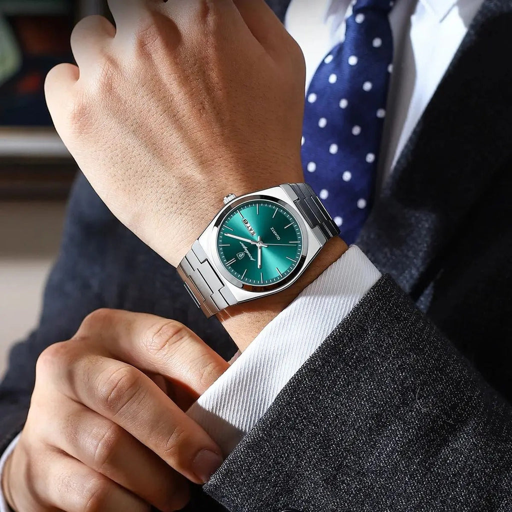 Reloj de Hombre Impermeable de Acero Inoxidable | Lujo y Duradero