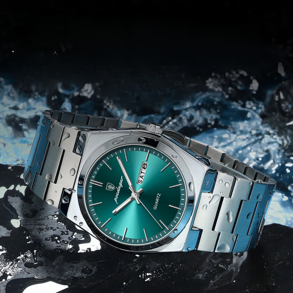 Reloj de Hombre Impermeable de Acero Inoxidable | Lujo y Duradero