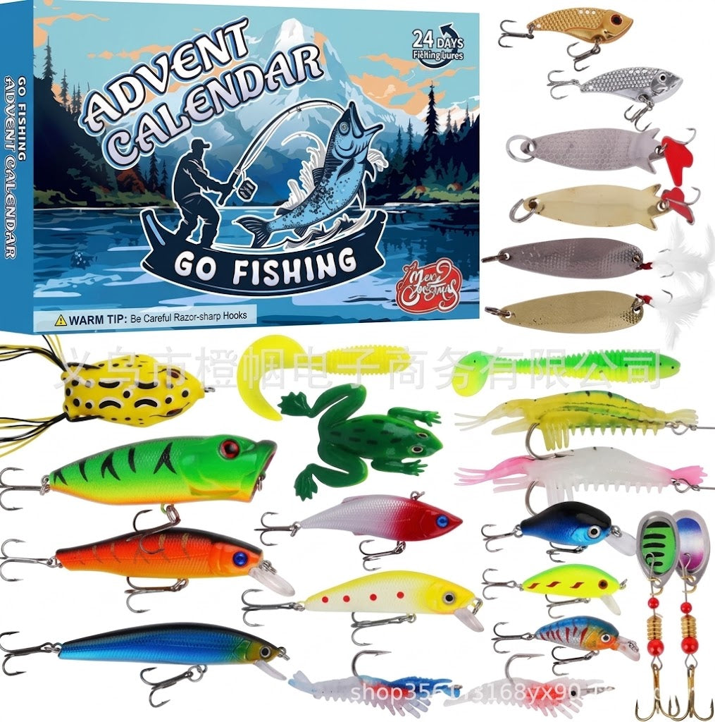 FISHMAS – Calendario de cuenta regresiva de Navidad 2026 para equipos de pesca