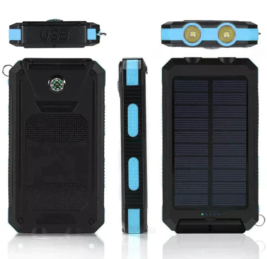 Banco de Energía Solar Impermeable para Aventuras al Aire Libre