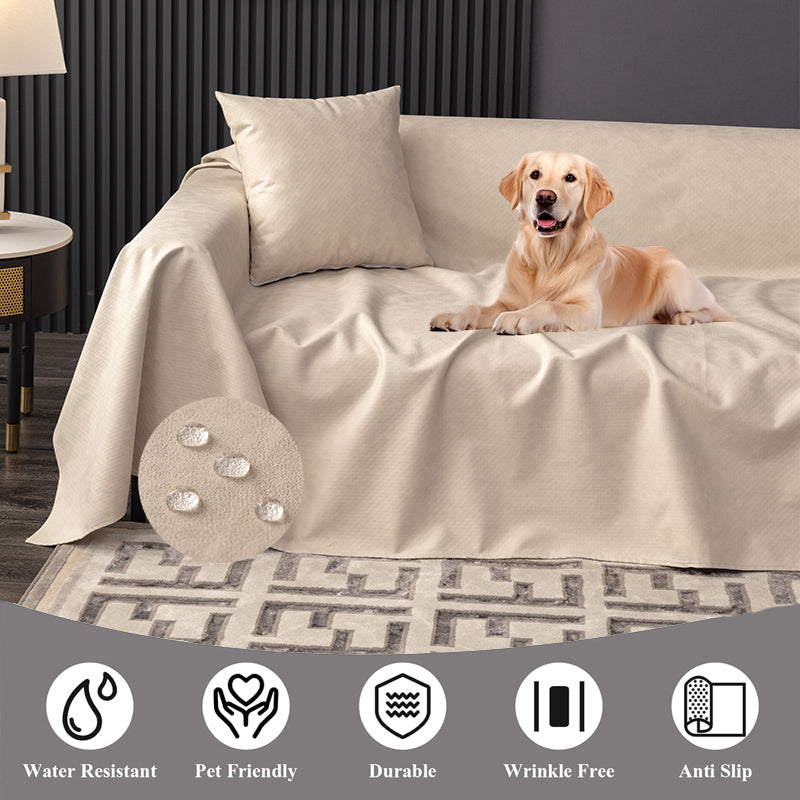 Cubierta de Sofá Impermeable y Antirayaduras para Hogares con Mascotas