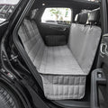 Funda de Asiento de Coche Impermeable para Perros con Ventana de Malla